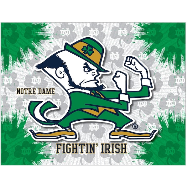 Notre Dame (Leprechaun) 15"x20" Canvas Wall Art